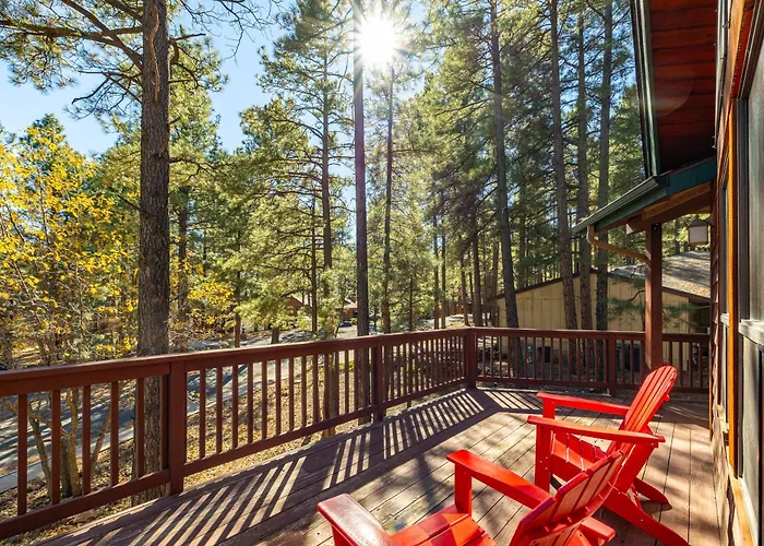 In The Pines Game Wraparound Deck Hébergement de vacances Flagstaff